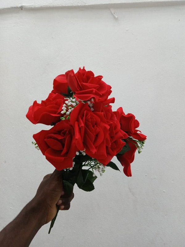 Bouquet de Fleur (Rose Rouge Petale large) - 361-43494